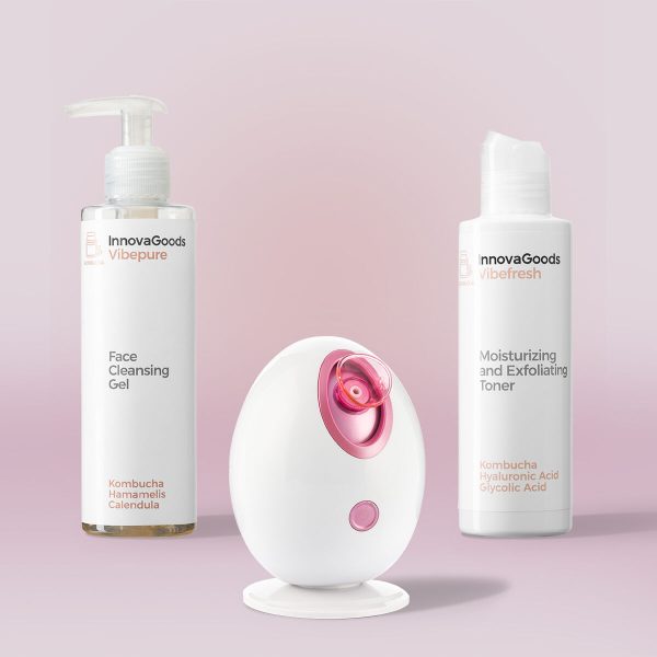 Pack Tratamento Facial Limpeza Profunda Kombucha InnovaGoods