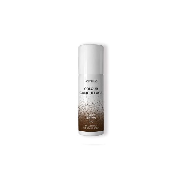Spray Corretor de Raízes Montibello Colour Camouflage Castanho Claro 125 ml