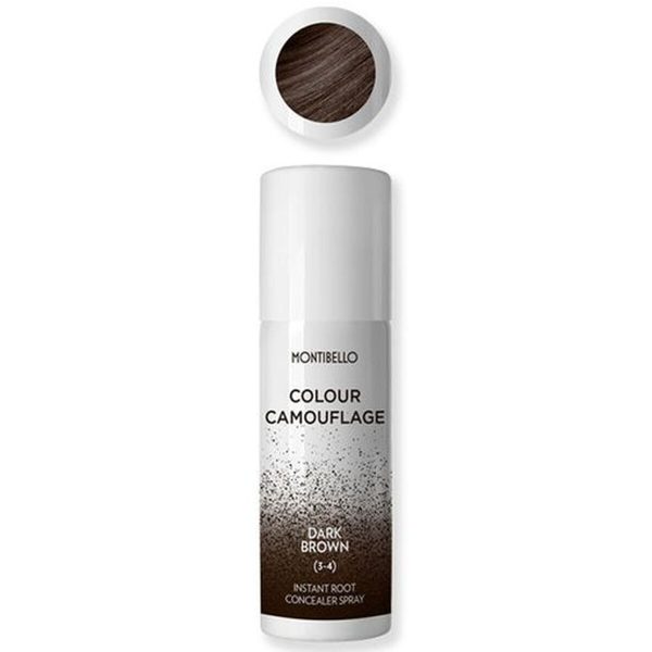 Spray Corretor de Raízes Montibello Colour Camouflage Castanho Escuro 125 ml